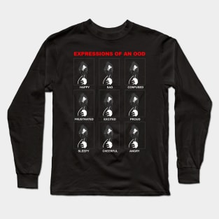 Expressions of an Ood Long Sleeve T-Shirt